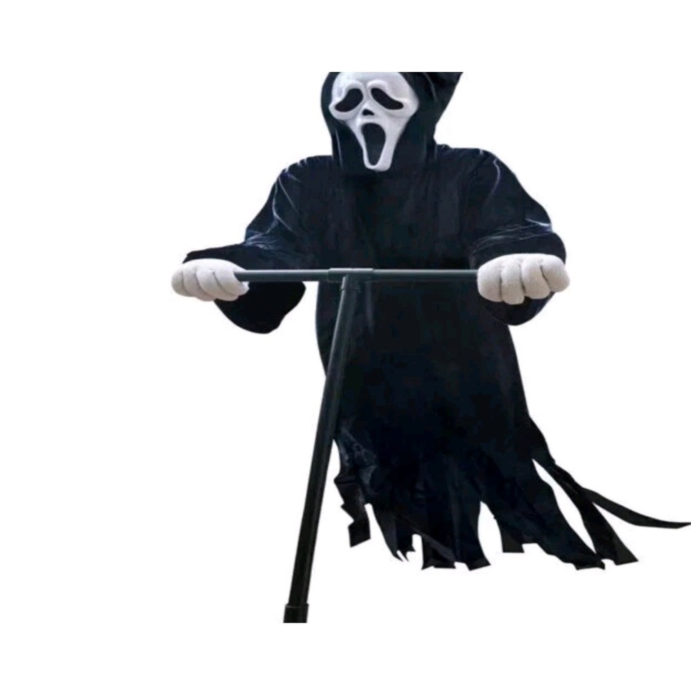 Ghostface Scream Scarecrow Halloween Decoration 80 Inch Outdoor Prop Ghost Death